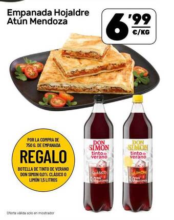AhorraMas Empanada Hojaldre Atún Mendoza oferta