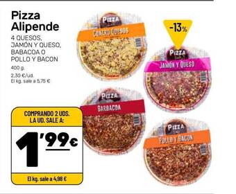 AhorraMas Pizza Alipende oferta