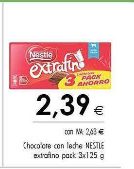 Cash Ifa Chocolate Con Leche Nestle Extrafino oferta