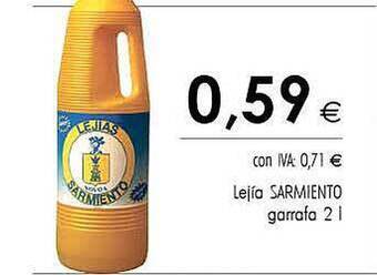 Cash Ifa Lejía Sarmiento oferta