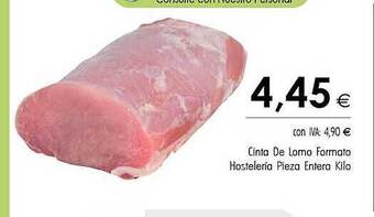 Cash Ifa Cinta De Lomo Formato Hostelería Pieza Entera oferta