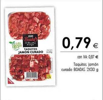 Cash Ifa Taquitos Jamón Curado Boadas oferta
