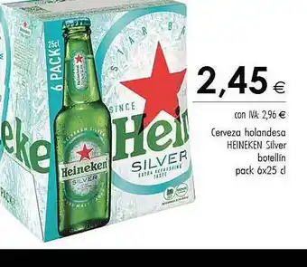 Cash Ifa Cerveza Holandesa Heineken Silver oferta