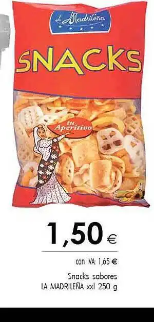 Cash Ifa Snacks Sabores La Madrileña oferta