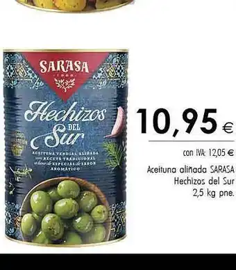 Cash Ifa Aceituna Aliñada Sarasa Hechizo Del Sur oferta
