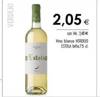 Cash Ifa Vino Blanco Verdejo Estola oferta