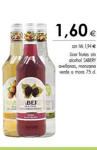 Cash Ifa Licor Frutas Sin Alcohol Sabery oferta