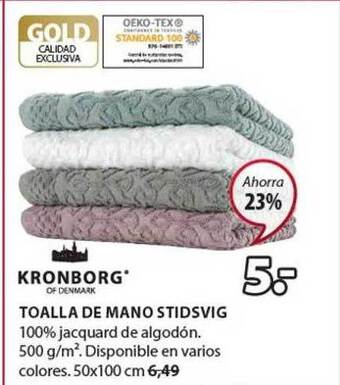 JYSK Kronborg Toalla De Mano Stidsvig oferta