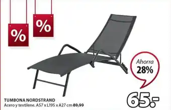 JYSK Tumbbona Nordstrand oferta