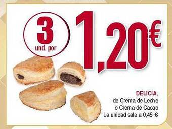 Masymas Delicia De Crema De Leche O Crema De Cacao oferta