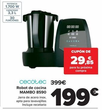 Carrefour Cecotec robot de cocina mambo 8590 oferta