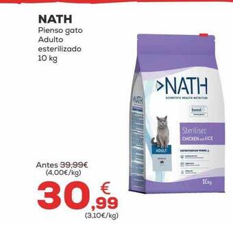 Kiwoko Nath Pienso Gato Adulto Esterilizado oferta
