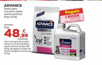 Kiwoko Advance Pienso Gato Urinario O Adulto Salmón Sensitive oferta