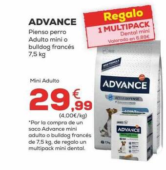 Kiwoko Advance Pienso Perro Adulto Mini O Bulldog Francés oferta