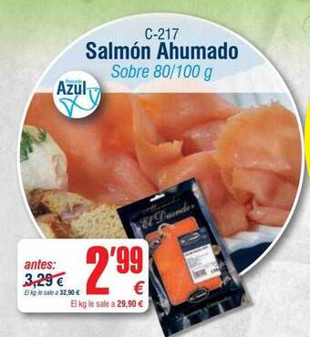 Abordo Salmón Ahumado oferta