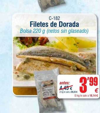 Abordo Filetes De Dorada oferta