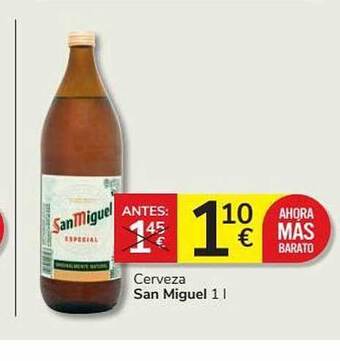 Supermercados Charter Cerveza San Miguel oferta
