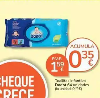 Supermercados Charter Toallitas Infantiles Dodot oferta