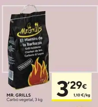 Caprabo Mr. Grills Carbó Vegetal oferta