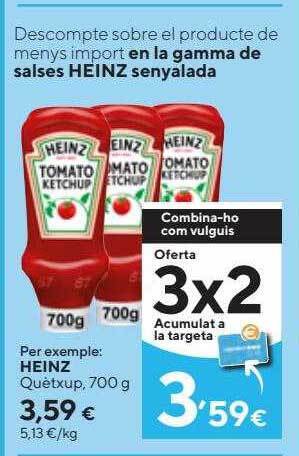Caprabo Heinz Quètxup oferta