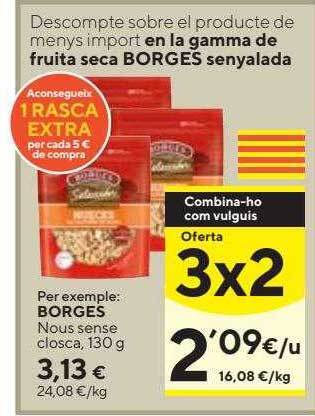 Caprabo Borges Nous Sense Closca oferta