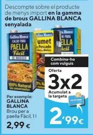 Caprabo Gallina Blanca Brou Per A Paella Fácil oferta