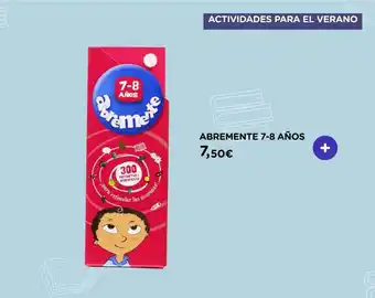 El Corte Inglés Abremente 7-8 Años oferta