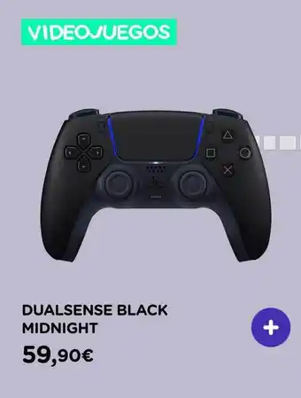 El Corte Inglés Dualsense Black Midnight oferta