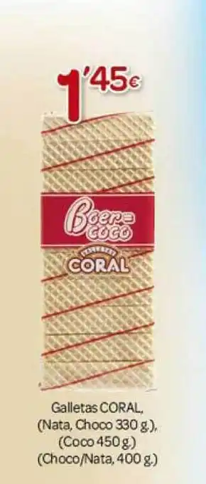 Alsara Supermercados Galletas Coral Nata Choco Coco Choco-nata oferta