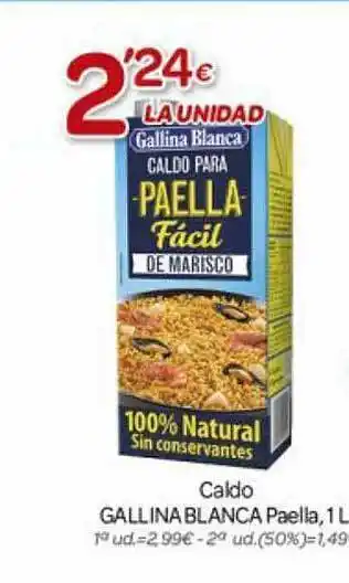 Alsara Supermercados Caldo Gallina Blanca Paella oferta