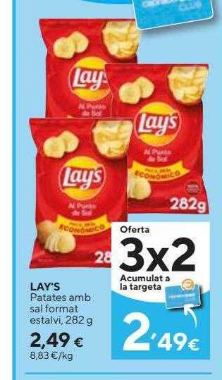 Caprabo Lay's Patates Amb Sal Format Estalvi oferta