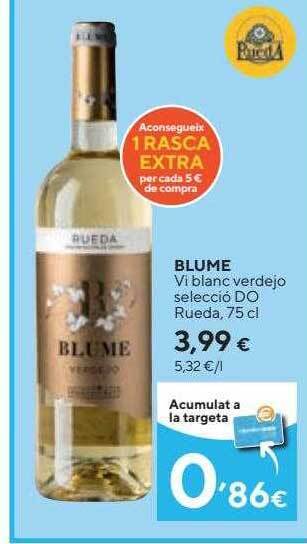 Caprabo Blume Vi Blanc Verdejo Selecció Do Rueda oferta