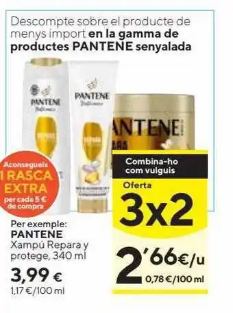 Caprabo Pantene Xampú Repara Y Protege oferta