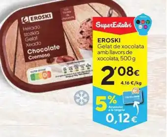Caprabo Eroski Gelat De Xocolata Amb Llavors De Xocolata oferta