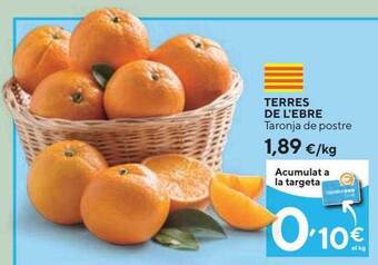Caprabo Terres De L'ebre Taronja De Postre oferta