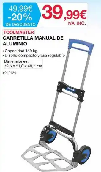 Costco Toolmaster Carretilla Manual De Aluminio oferta