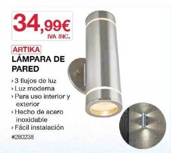 Costco Artika Lámpara De Pared oferta