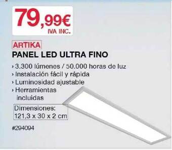 Costco Artika Panel Led Ultra Fino oferta
