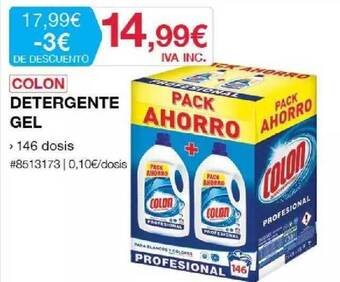Costco Colon Detergente Gel oferta