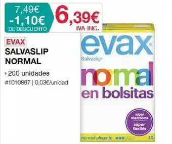 Costco Evax Salvaslip Normal oferta