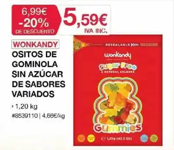 Costco Wonkandy Ositos De Gominola Sin Azúcar De Sabores Variados oferta