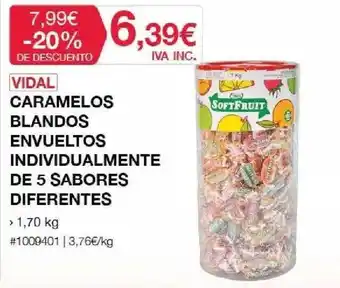 Costco Vidal Caramelos Blancos Envueltos Individualmente De 5 Sabores Diferents oferta
