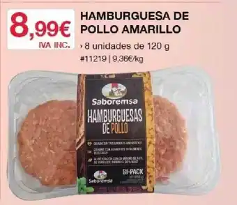 Costco Hamburguesa De Pollo Amarillo oferta