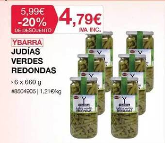 Costco Ybarra Judías Verdes Redondas oferta