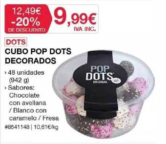 Costco Dots Cubo Pop Dots Decorados oferta