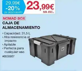Costco Nomad Box Caja De Almacenamiento oferta