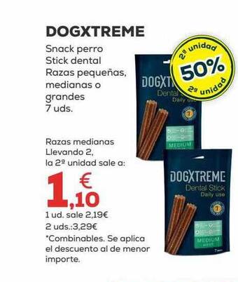 Kiwoko Dogxtreme Snack Perro Stick Dental Razas Pequeñas Medianas O Grandes oferta