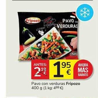 Supermercados Charter Pavo Con Verduras Fripozo oferta