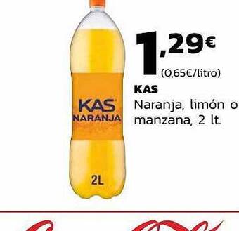 Supermercados Lupa Kas Naranja Limón O Manzana oferta