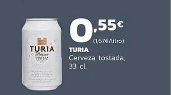 Supermercados Lupa Turia Cerveza Tostada oferta